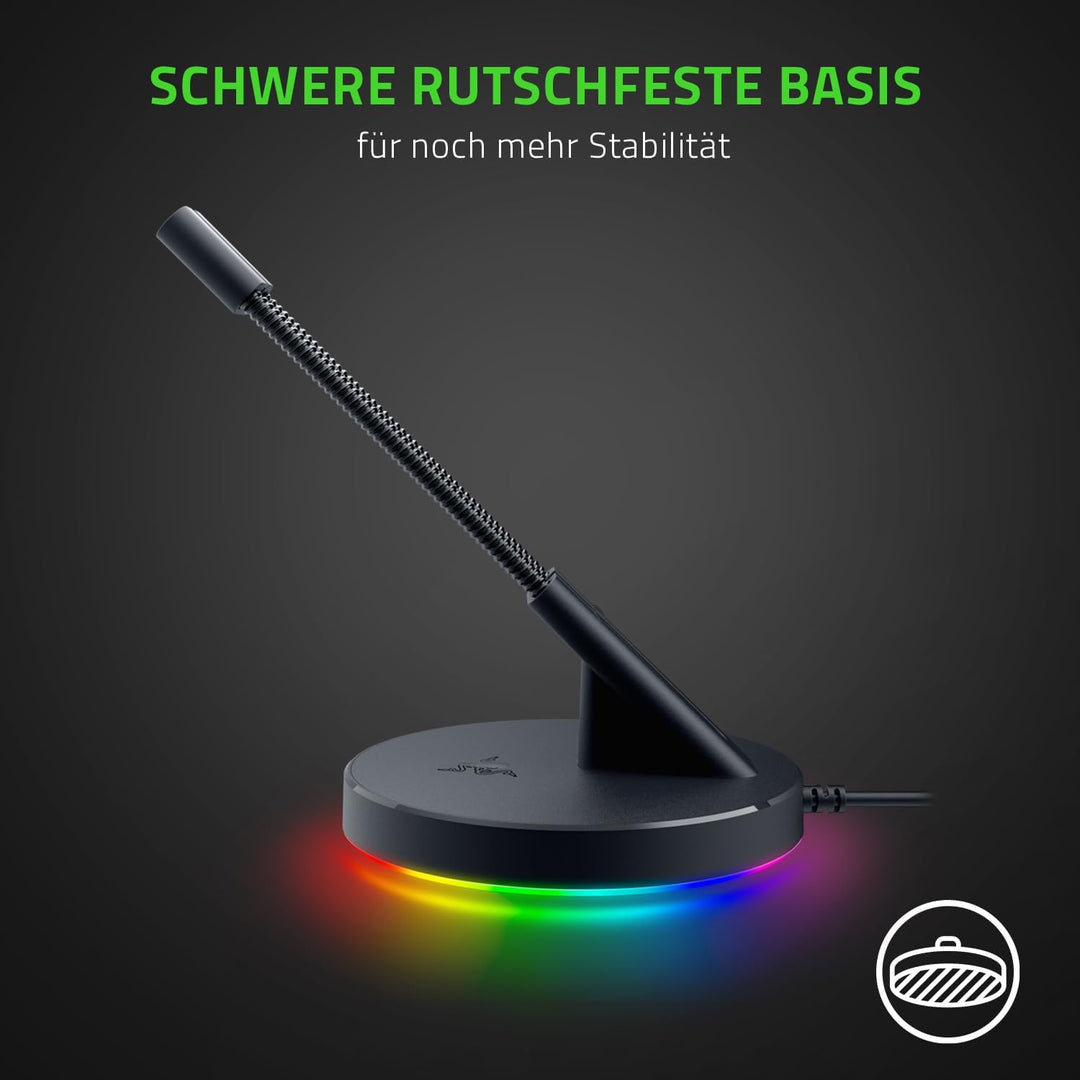 Razer Mouse Bungee V3 Chroma - Mauskabel-Halter mit RGB-Beleuchtung (Federarm mit Kabel-Clip, schwer