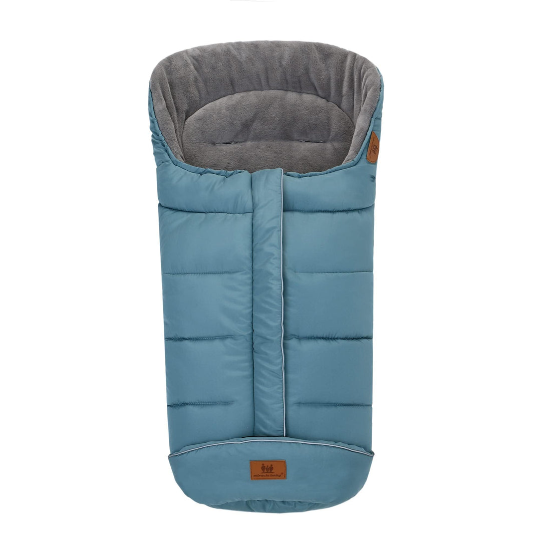 Fusssack Babyschale für Kinderwagen Buggy Universal Winter Baby Hellblau 102X54CM, Hellblau 102X54CM