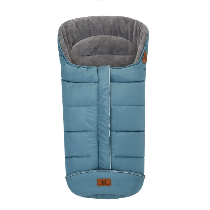 Fusssack Babyschale für Kinderwagen Buggy Universal Winter Baby Hellblau 102X54CM, Hellblau 102X54CM