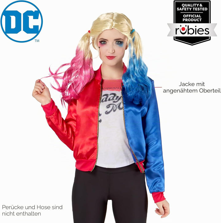 Rubie's Offizielles Suicide Squad Harley Quinn Joker Damenkostüm-Set, L: britische Grösse 14 - 16, L