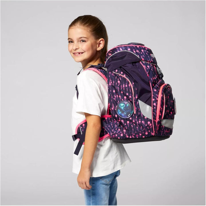 ergobag Unisex Kinder Prime School Backpack Set Rucksack Einheitsgrösse Bärmuda Viereck -