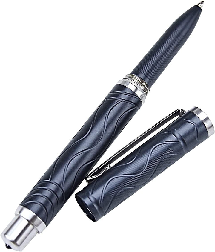 TONIFE Selbstverteidigungsstift mit Notfall-Glasbrecher-Schreibwerkzeug Self Defense Pen (Dunkelblau