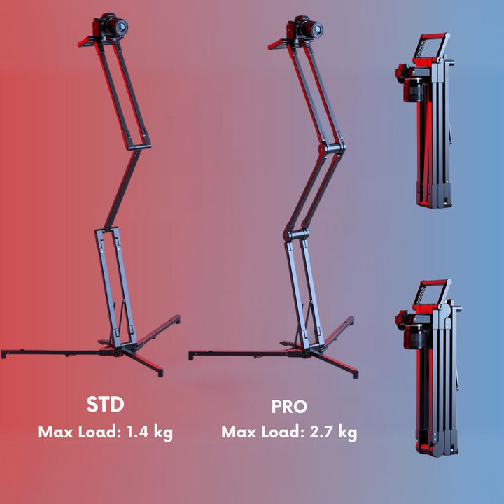 Edelkrone StandPLUS PRO Flexibles und faltbares Kamerastativ für Videokameras und Kompaktkameras