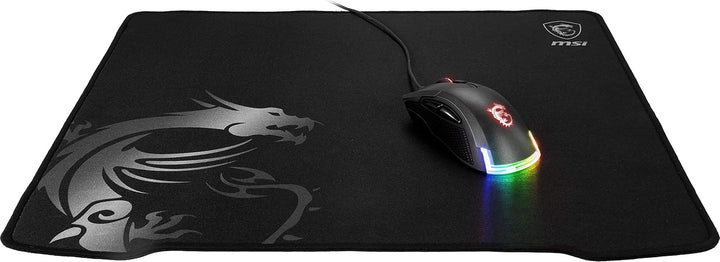MSI AGILITY GD30 - XL Gaming Mauspad, Gaming Oberfläche mit Seidentextur, weiche gesäumte Kanten, ru