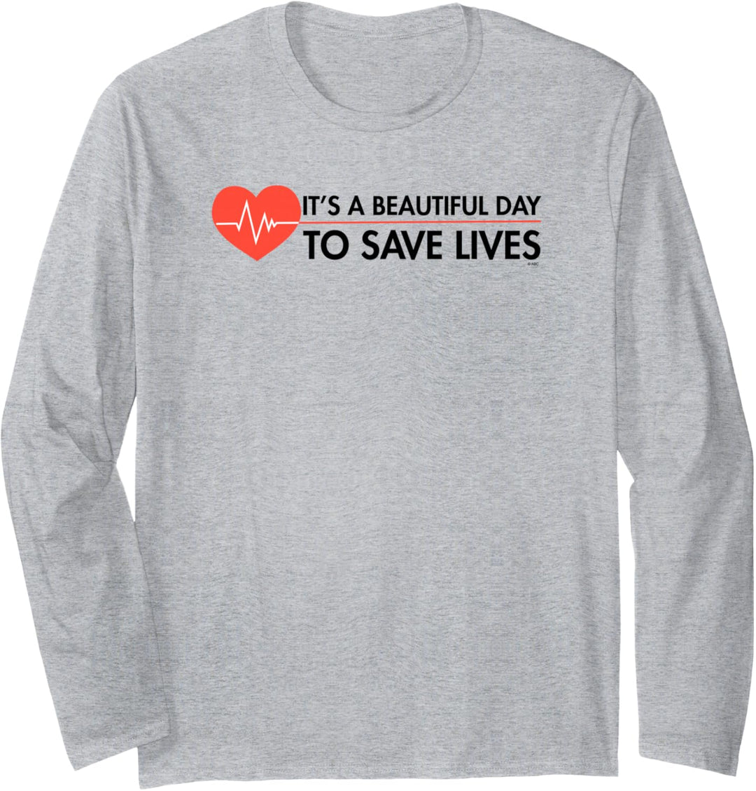 Grey's Anatomy Es ist ein Schöner Tag, um Leben zu Retten Langarmshirt