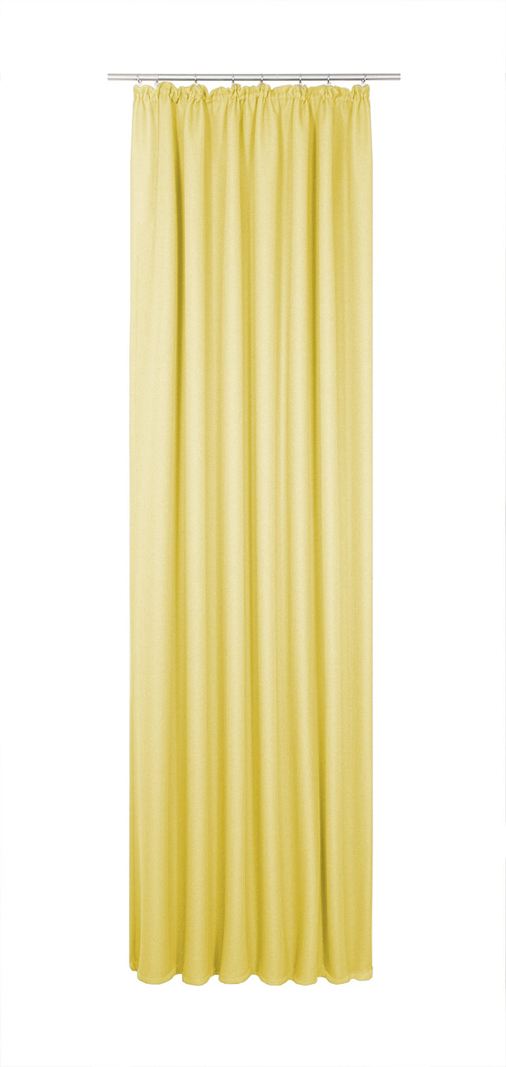 Wirth Fertigschal mit Kräuselband, Polyester, Gelb, 175 x 132 cm 175 x 132 cm Gelb, 175 x 132 cm Gel