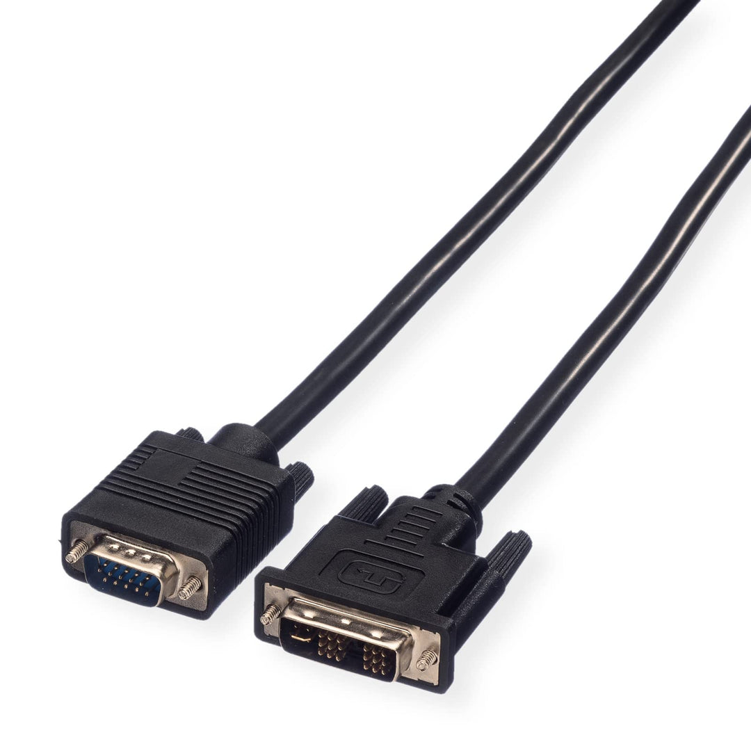 VALUE DVI-VGA Kabel, DVI (12+5) ST - VGA ST, 5 m 5m, 5m