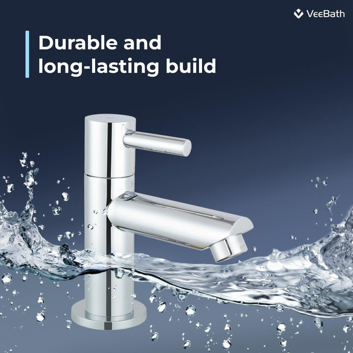 veebath Julia Val 1/2 C CD Chrome Wasserhähne mit Hebel mit Ventiltellern aus Keramik, Hebel