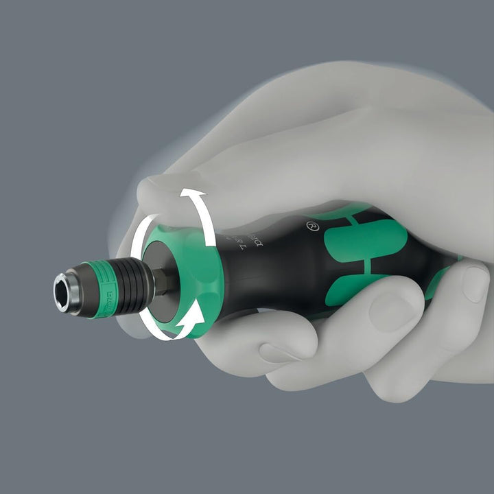 Wera 05051494001 838 RA-R L Bits-Handhalter mit Ratschenfunktion, 1/4", 1/4" x 130 mm 838 RA-R L Rat