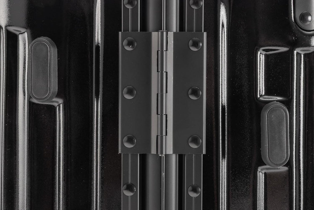 Travelhouse London Koffer Schwarz M-65cm · Alu-Rahmen · Polykarbonat Hartschale · Trolley Reisekoffe