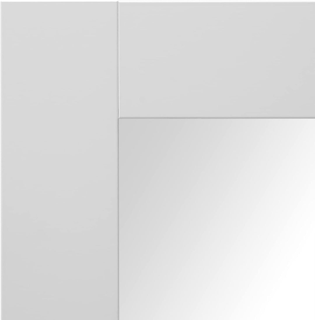 ARHome Wandspiegel, 126 x 66 cm, Weiss Matt, Spiegel, Made in Italy Weiss Matt 126 x 66, Weiss Matt