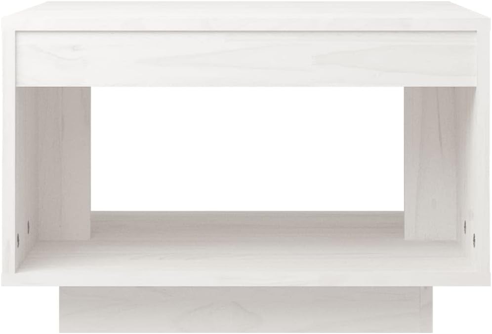 50x50x33,5 cm Beistelltisch Holz Wohnzimmer Tisch für Couch Quadratischer Wohnzimmertisch Modern Kle