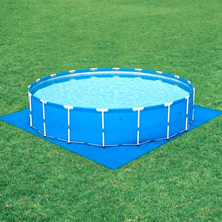 Pool-Pad, quadratisch, Ersatzplane, dicker Boden, Pool-Polsterung, für Terrassendielen, Gras, verhin