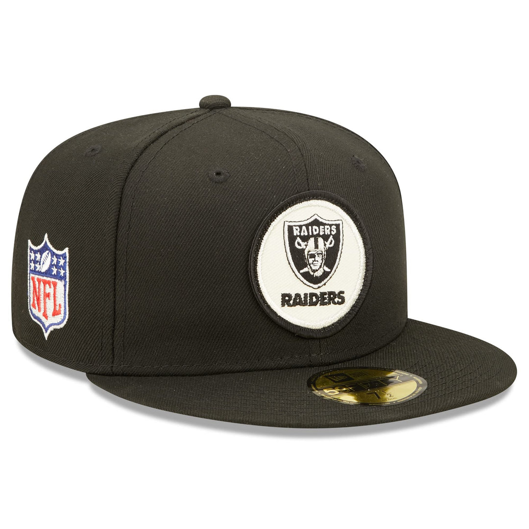 New Era 59Fifty Round Logo Steelers Cap Basecap Baseballcap Flat Brim Fitted Herren - mit Schirm Her