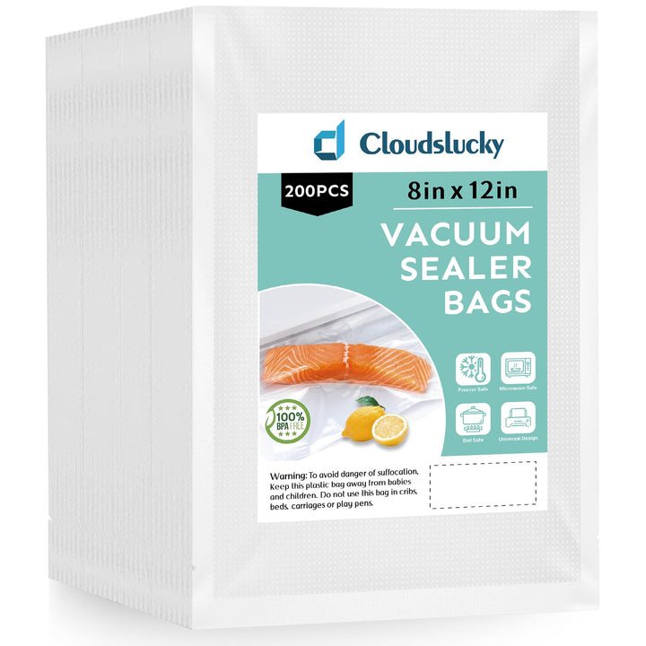 Vakuumierbeutel Lebensmittel 200 Stück 20×30 cm Vakuumbeutel Gefrierbeutel Profi-beutel für alle Vak