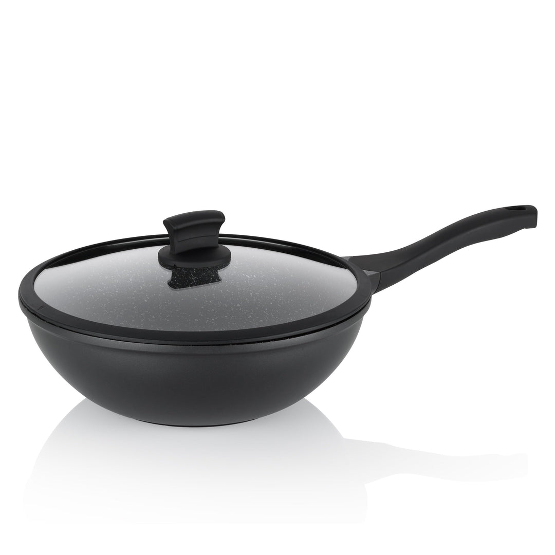 kela Wok Stella Nova, Ø 30 cm, 5 L, Aluguss, Allherdboden, antihaftbeschichtet, hitzebeständig bis 1