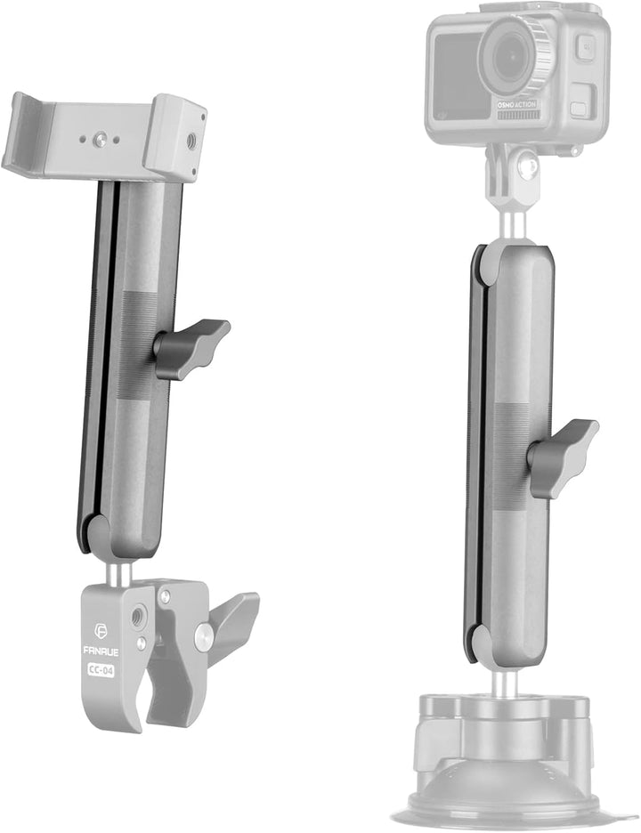 FANAUE Doppelbuchsenarm kompatibel mit RAM Mounts Type B 1" Ball Assembly und Motorrad-Handyhalterun
