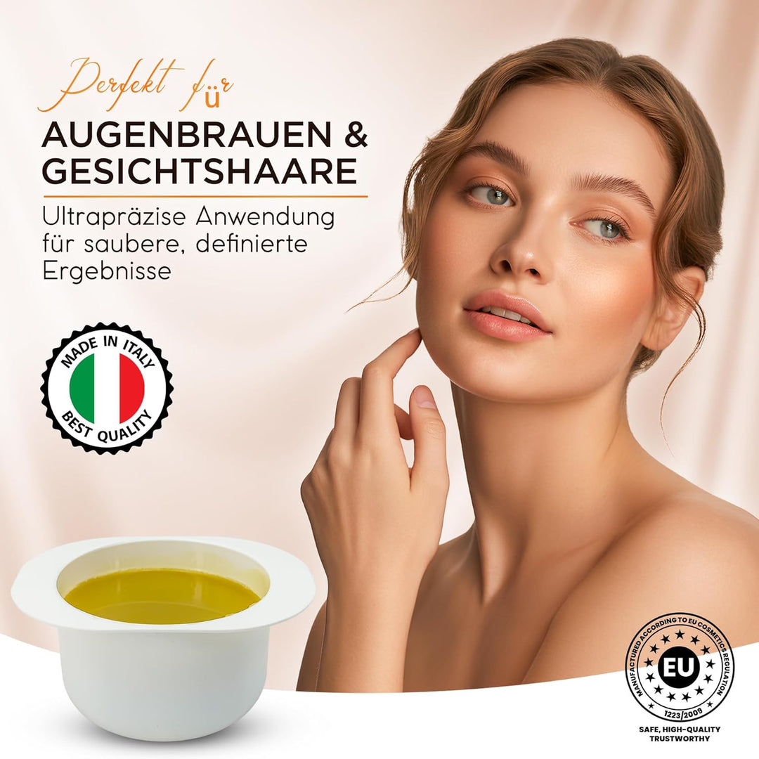 Dermawax 300 g Natural Honig Wachs Heisswachs Mikrowellenwachs zum Epilieren in der Mikrowelle erwär