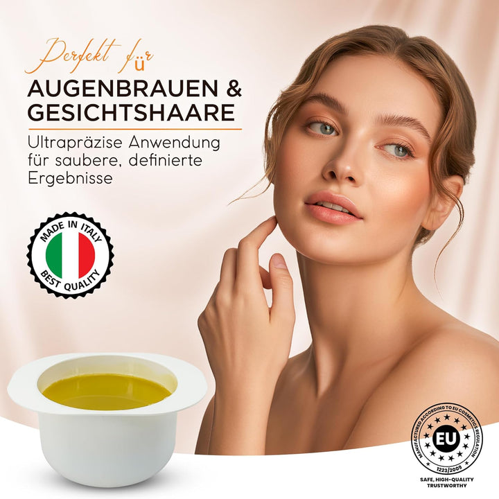 Dermawax 300 g Natural Honig Wachs Heisswachs Mikrowellenwachs zum Epilieren in der Mikrowelle erwär