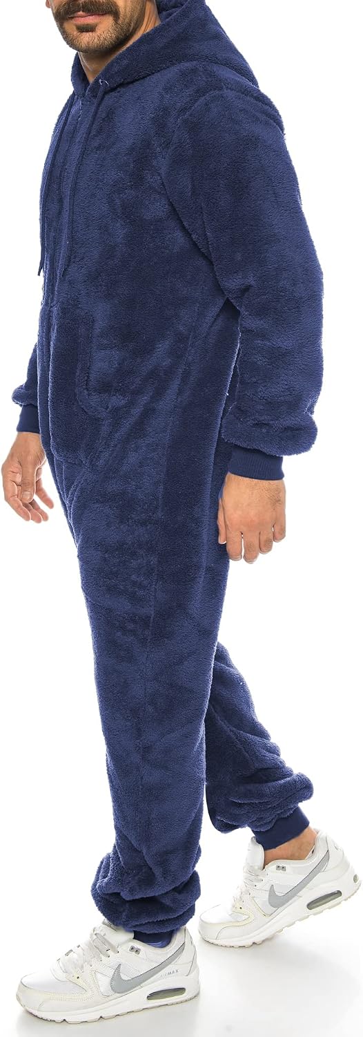 Crazy Age Teddyfleece Teddyfell Jumpsuit flauschig und kuschelig weich warm Einteiler Ganzkörperanzu