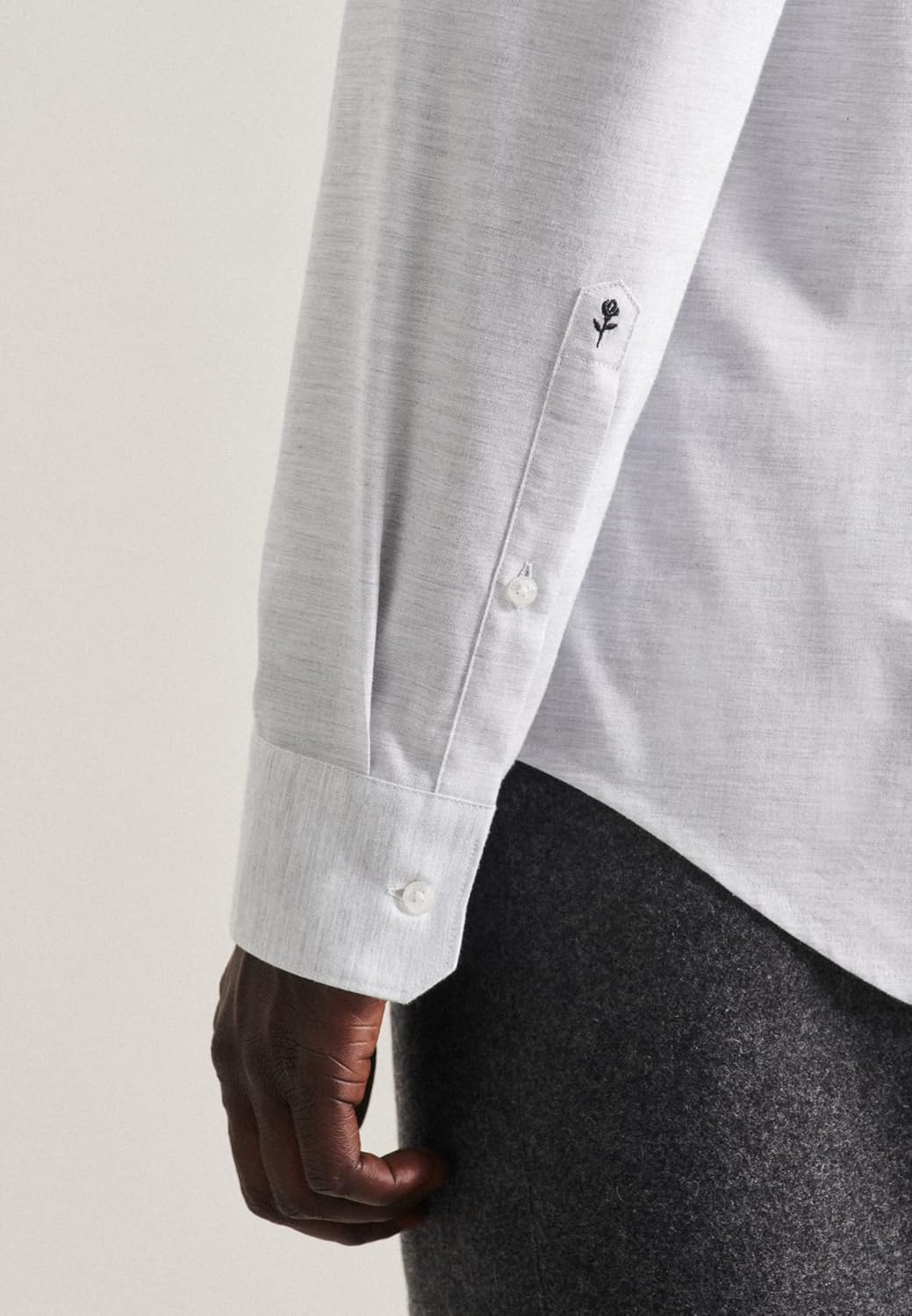 Seidensticker Herren Hemd 40 Hellgrau, 40 Hellgrau