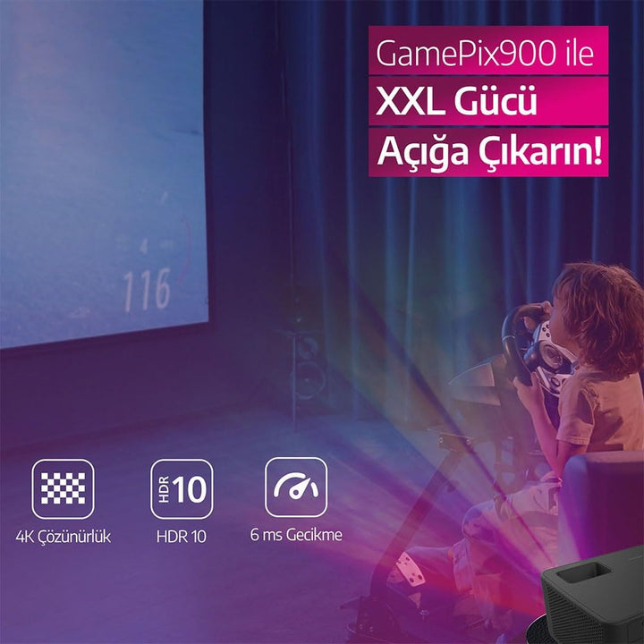 Videoproiettore - PHILIPS - Gamepix 900 - 4K UHD - 1000 ANSI lumen - LED - 120