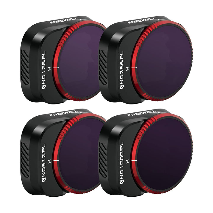 Freewell ND128/PL, ND256/PL, ND512/PL, ND1000/PL 4 Pack Filter kompatibel mit Mini 3 Pro/Mini 3