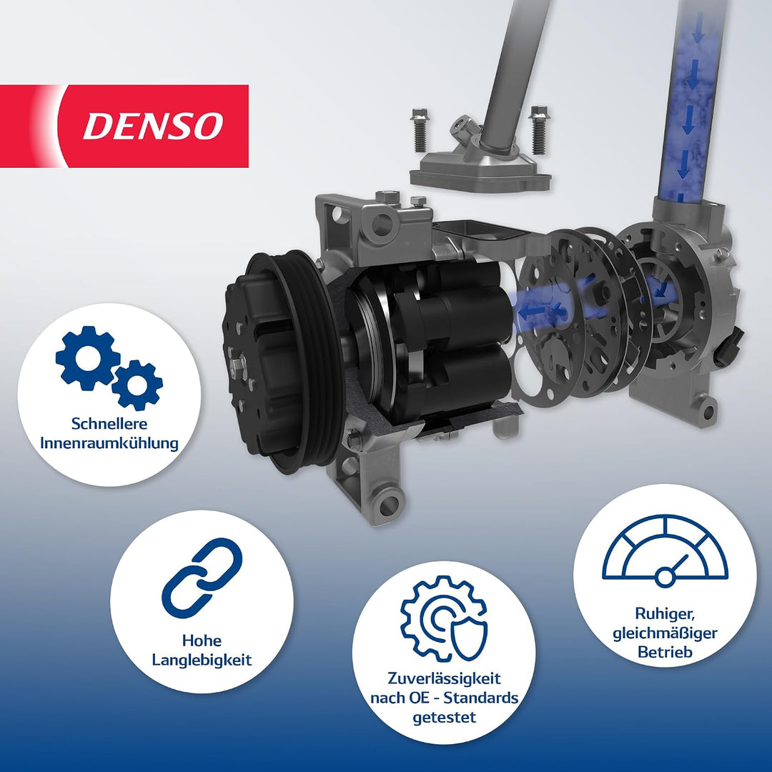 DENSO DCP02037 Kompressor, Klimaanlage