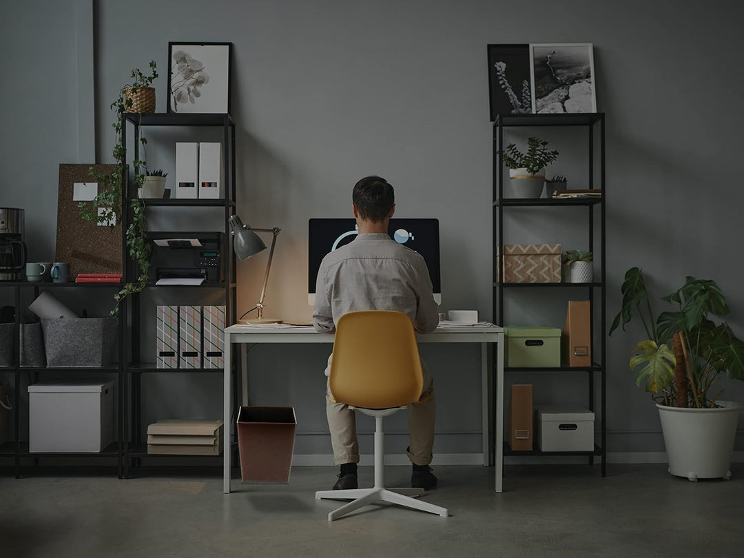 DELMON VARONE - Papierkorb aus Cambridge Top Grain Leder braun, Stylischer Abfalleimer für Schreibti
