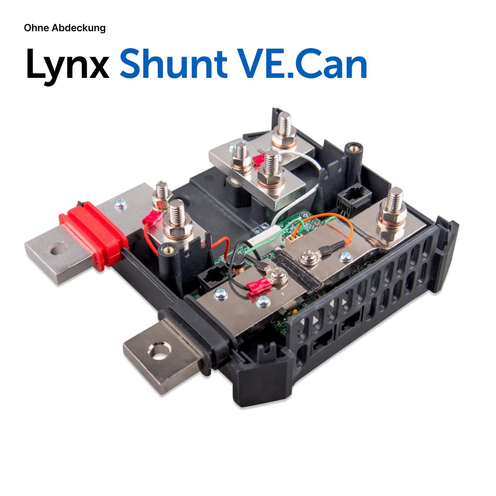 Victron Energy Lynx Shunt IP22 VE.Can 1000 Amp, Sammelschiene mit Integrierter Batterieüberwachung