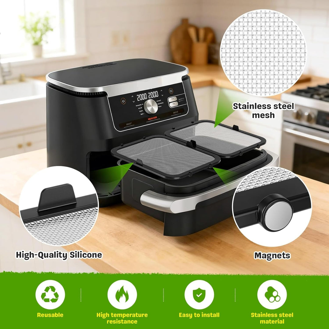 Magnetischer Spritzschutz für Ninja AF500EU Foodi FlexDrawer 10,4 L Heissluftfritteuse, Zubehör für