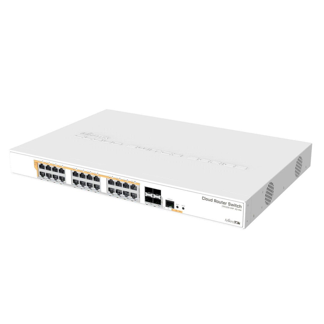 MikroTik 328-24P-4S+RM Cloud Router Switch, CRS328-24P-4S+RM (Cloud Router Switch 800 MHz CPU, 512MB