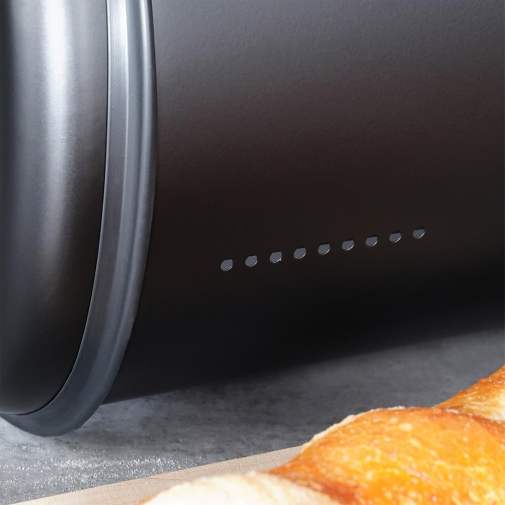 Vilde - Brotkasten metall - Brotbox- Brotbehälter aus Stahl - Bread box - Brot aufbewahrungsbox - sc
