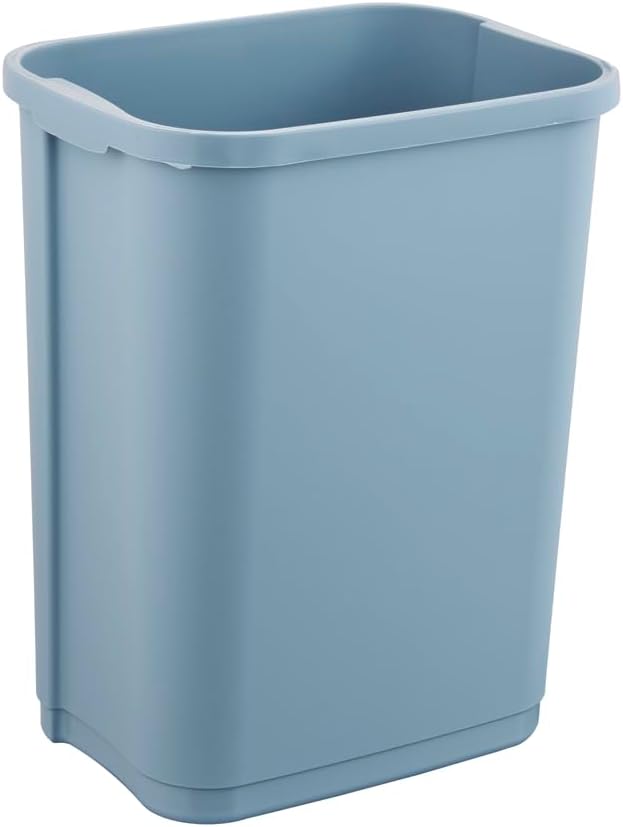 keeeper Abfallbehälter mit Rolldeckel, 10 l, 25,5 x 19 x 39 cm, Rasmus, Blau (Nordic Blue) Nordic Bl