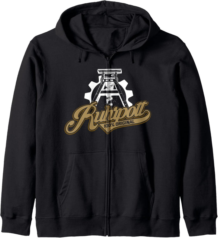 Ruhrpott Ruhrgebiet Zeche Bergbau Herren Damen Geschenk Pott Kapuzenjacke