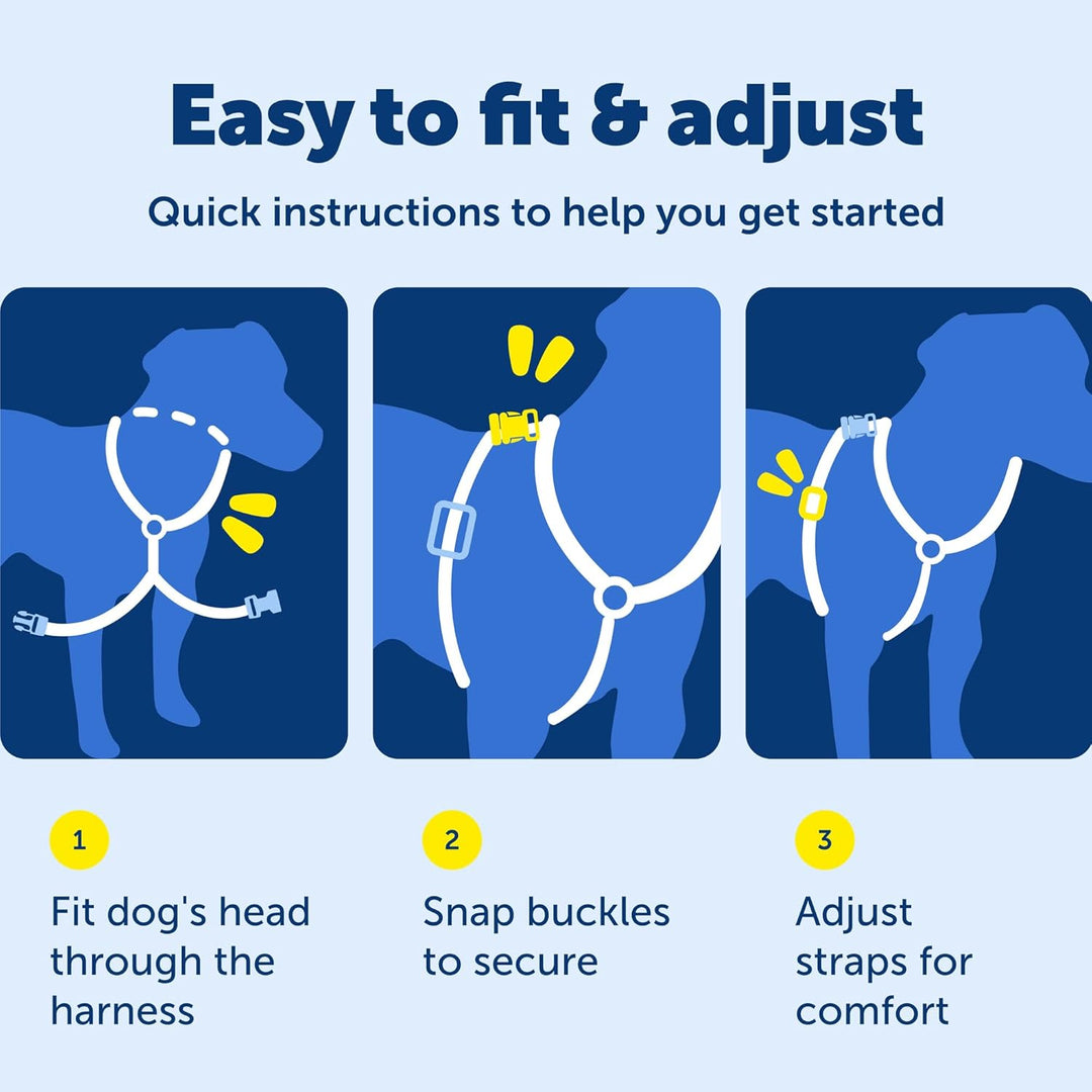 PetSafe 3in1 Harness, from The Makers of The Easy Walk Harness, Fully Adjustable No-Pull Dog Harness