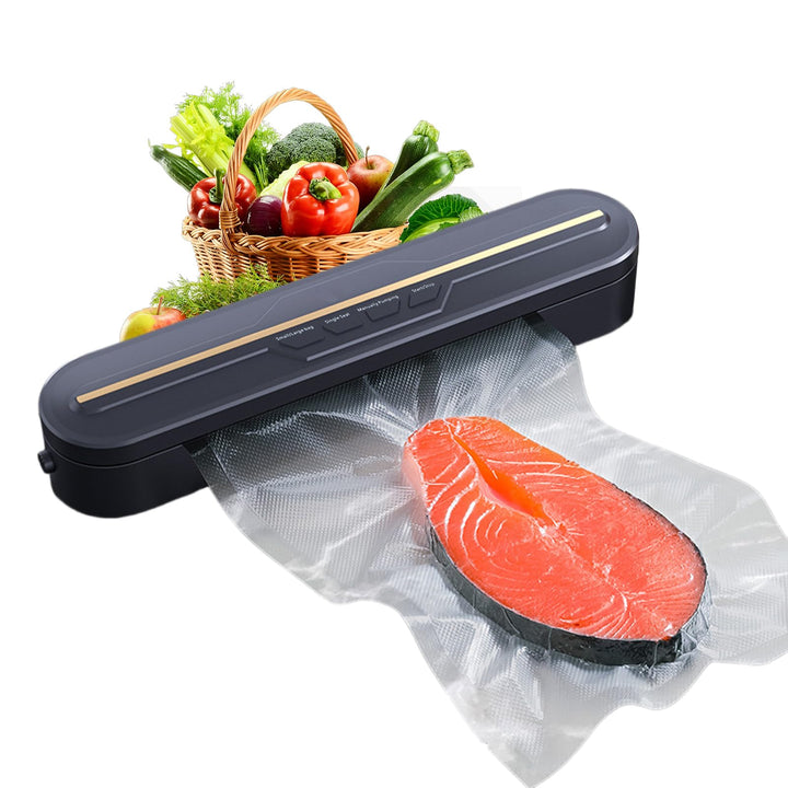 Vakuumiergerät, Automatischer Vakuumierer mit 10 Vakuumbeuteln Folienschweissgerät für die Konservie