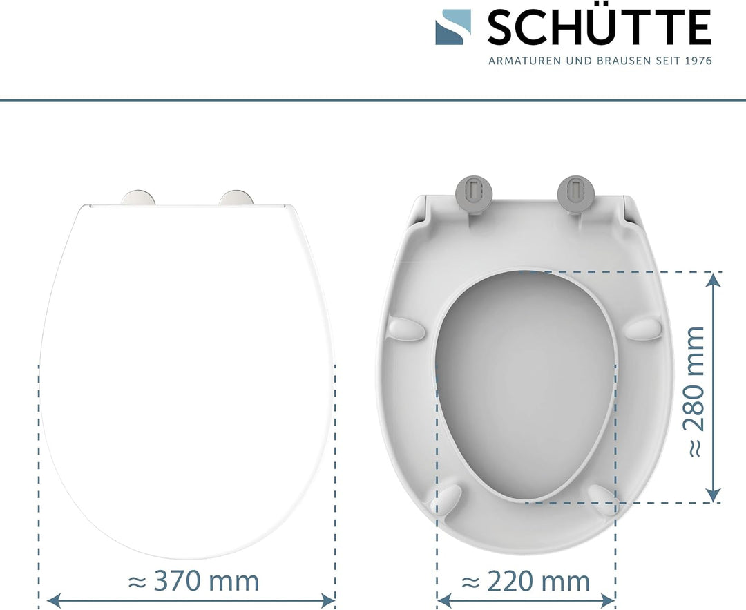 SCHÜTTE WC-Sitz passend zu Villeroy & Boch Arriba, Laufen Objekt, Ideal Standard Eurovit, Geberit Vi