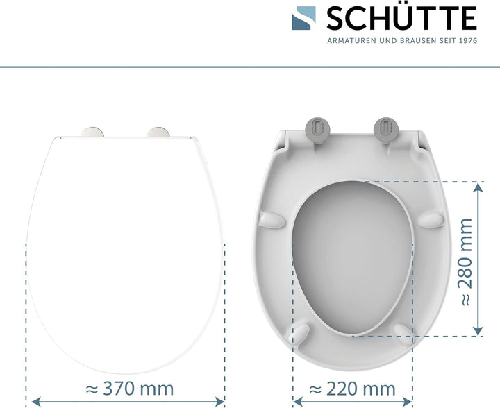 SCHÜTTE WC-Sitz passend zu Villeroy & Boch Arriba, Laufen Objekt, Ideal Standard Eurovit, Geberit Vi