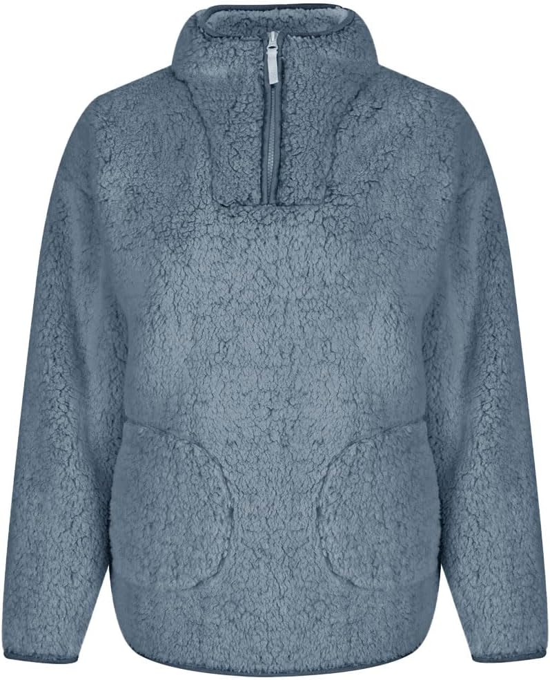 Light & Shade Damen Borg Supersoft Fleece Snuggle Nachthemd, S-M Marine