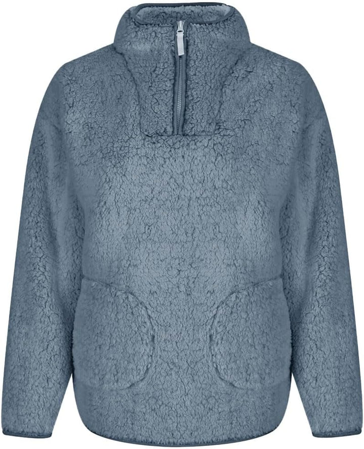 Light & Shade Damen Borg Supersoft Fleece Snuggle Nachthemd, S-M Marine