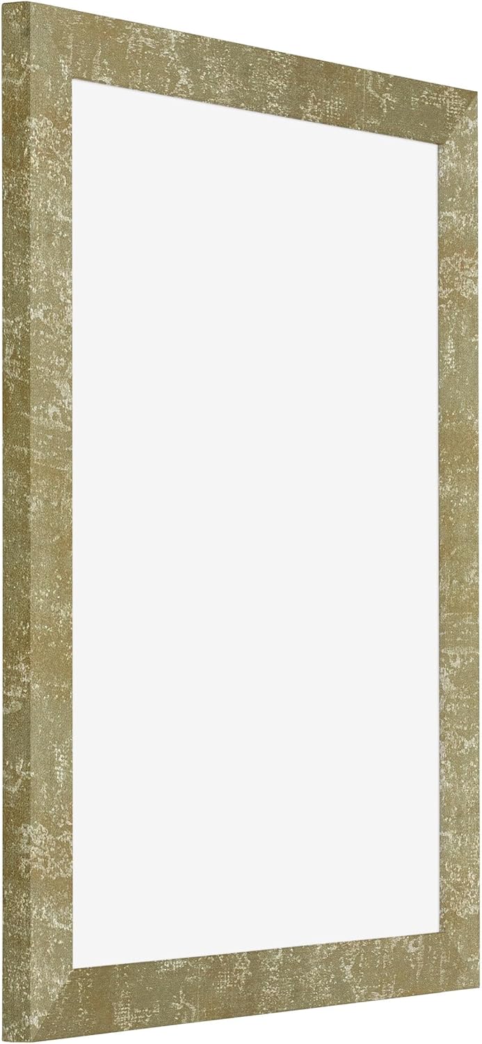 yd. Your Decoration - Bilderrahmen 75x100 cm - Gold Antik - Billderrahmen aus MDF mit Acrylglas - An