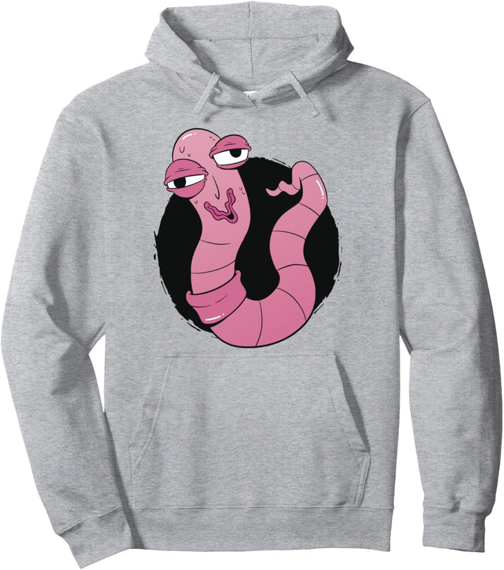 Witziger Regenwurm-Wurmkäfer, Insekt Pullover Hoodie