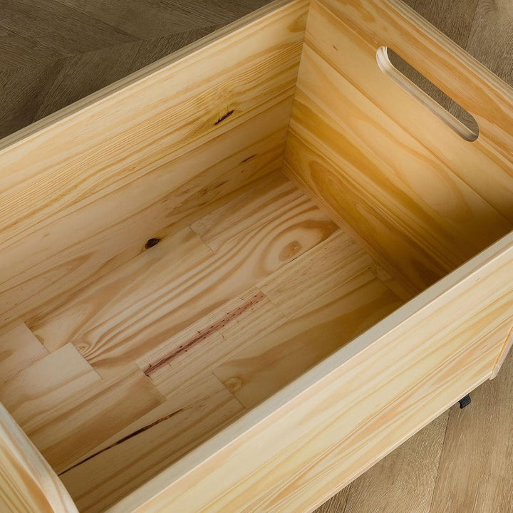 IDIMEX Spielzeugkiste Benjamin aus Kiefer Massivholz Natur - Kinderzimmer Aufbewahrung, Spielzeugbox