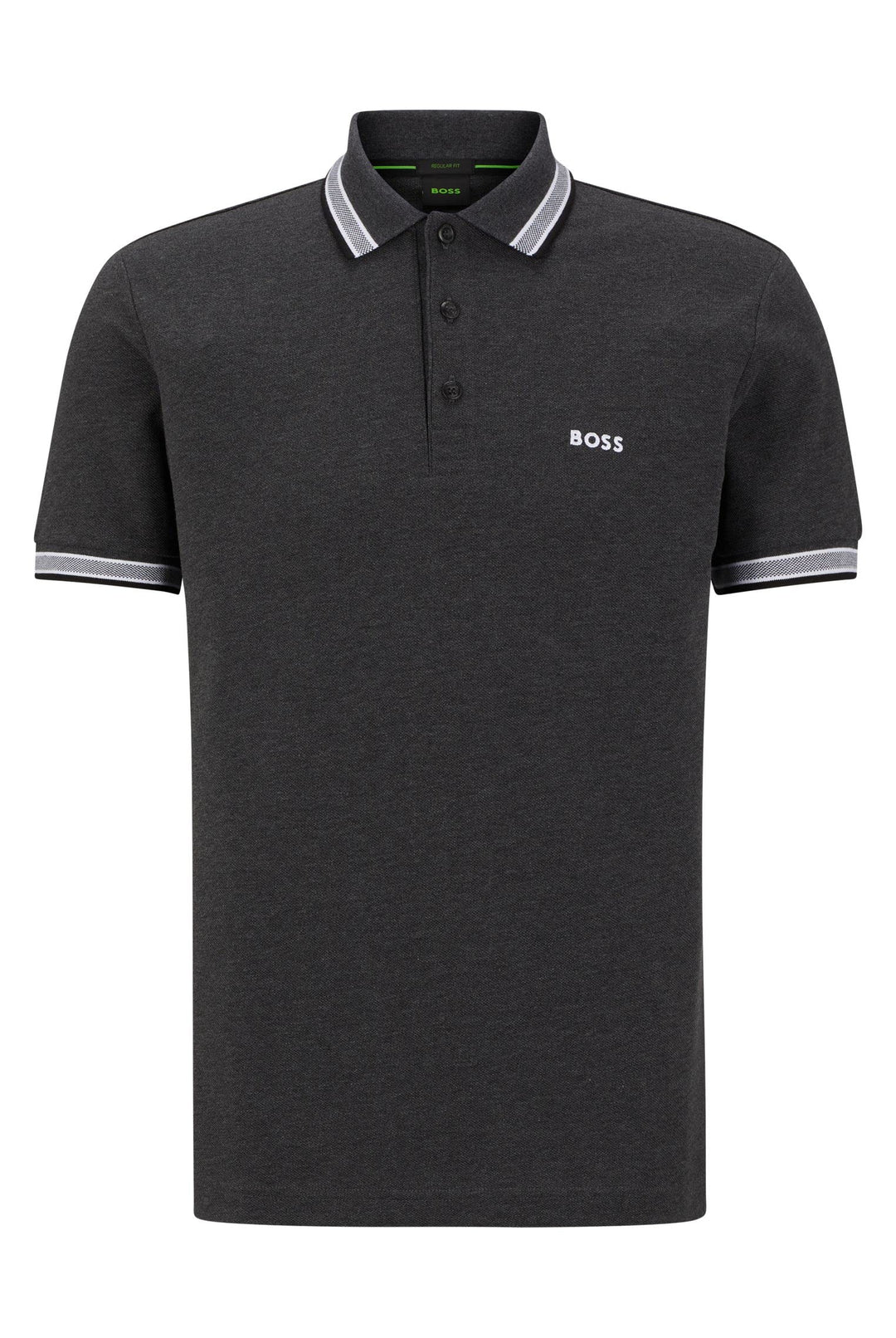 BOSS Herren Paddy Paddy Poloshirt aus Baumwoll-Piqué S Charcoal10, S Charcoal10