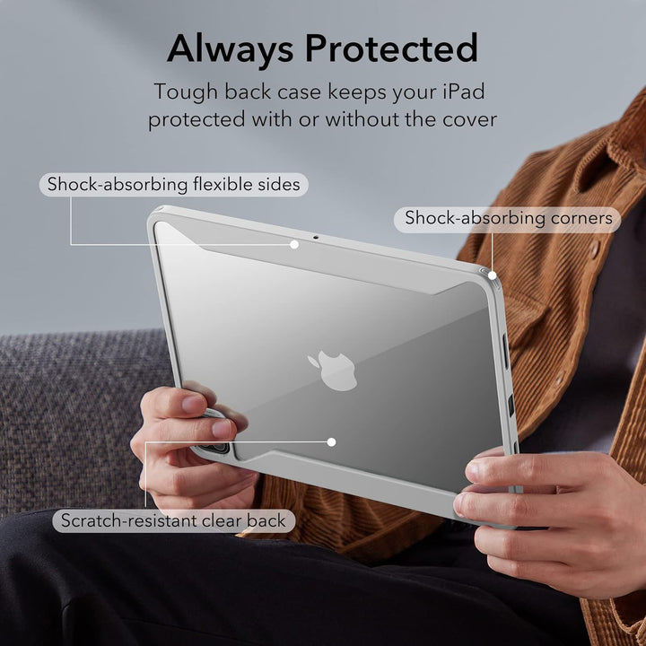 ESR für iPad Pro 11 Hülle Hybrid, iPad 11 Pro Hülle (2022/2021) mit Pencil Halter, Abnehmbare Magnet