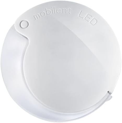 Eschenbach 1520910 Einschlaglupe mobilent LED, Sehr kompakte, hochvergrössernde Einschlaglupe mit ef
