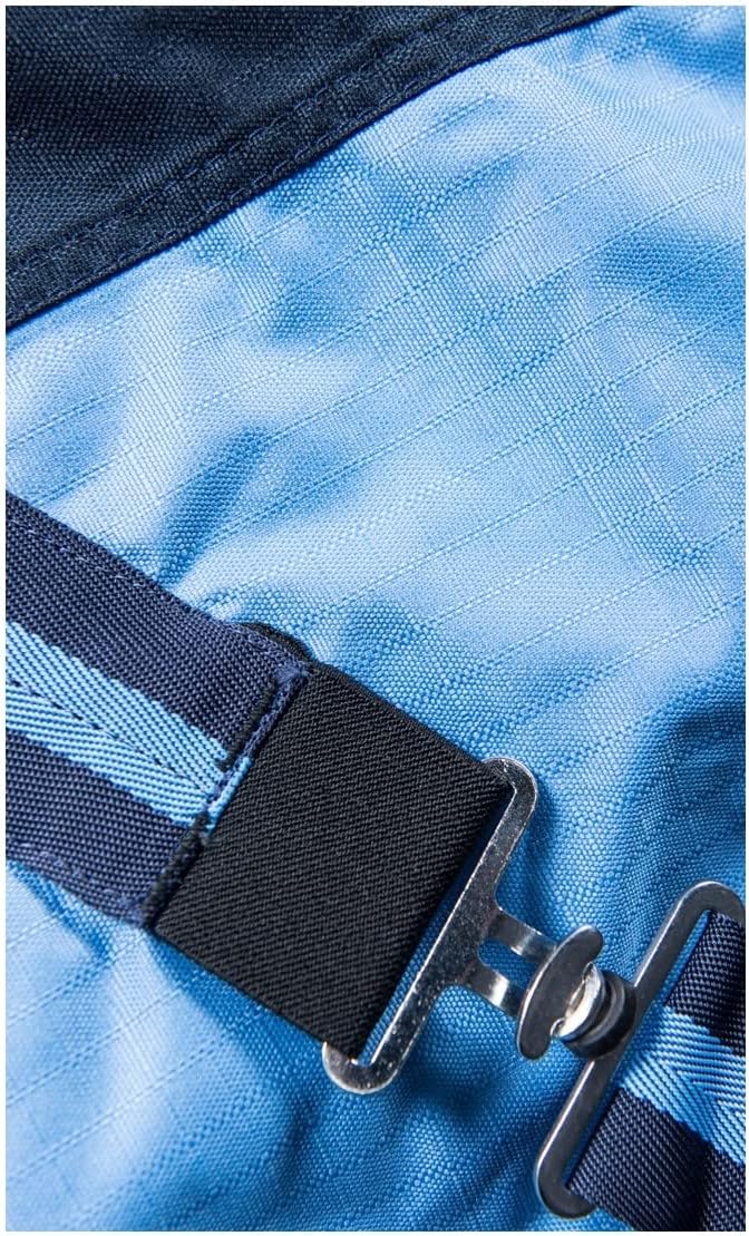 RL24 - Winterdecke 300g Füllung 600D BASICLINE blau/Babyblau 95cm Blau/Babyblau (Altes Modell) 95cm