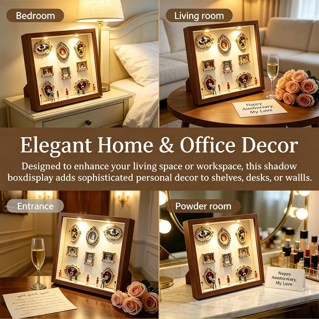 Bilderrahmen Museum Mini Kleine Bilderrahmen Vintage Mini Museum DIY, Personalisierte DIY Silhouette