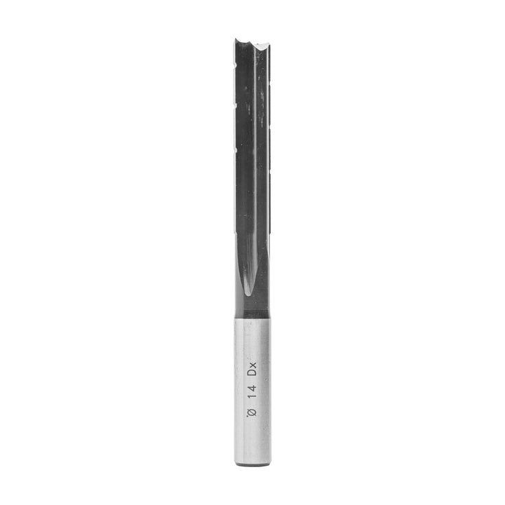 ENT 25459 Langlochfräsbohrer WS, Schaft (S) 13 mm, Ø 14 mm, Nutzlänge (NL) 90 mm, GL 145 mm, rechtsd